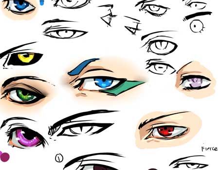 Anime Eyes And Tips