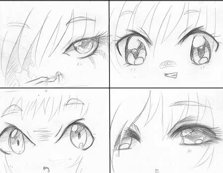 Manga Eyes And Faces