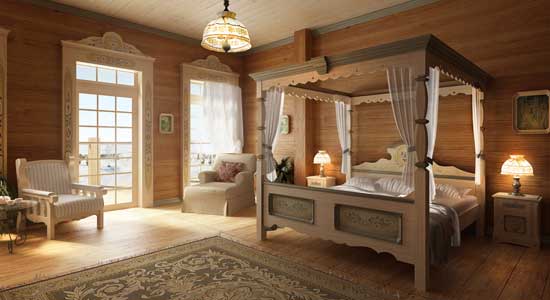 Country House Bedroom by Oleg Popaduchenko
