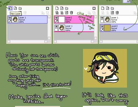 How To Make Transparent BG in SAI by musicfreak13