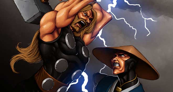 Thor Vs. Raiden: I am the God of Thunder by EnygmatycNinja