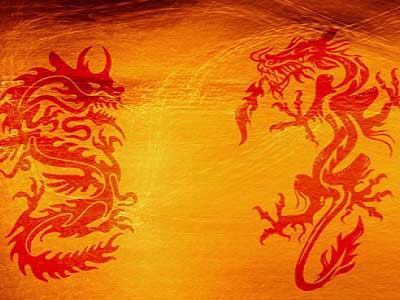 Brush for Photoshop - Golden Dragon by graphicclouds