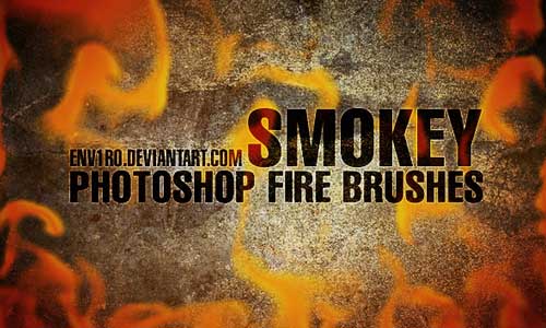 Smokey Fire Brushes by env1ro