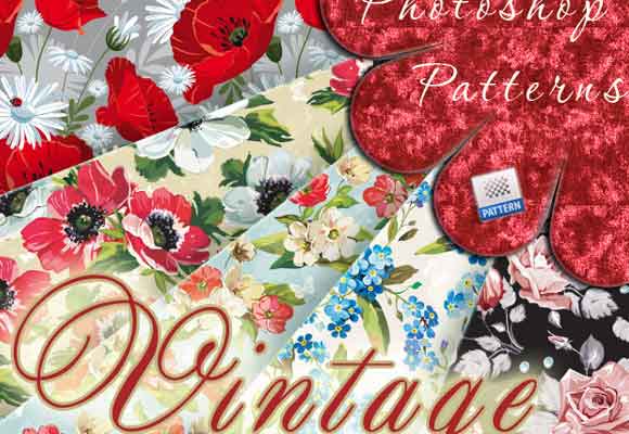 Vintage Floral Patterns by flashtuchka